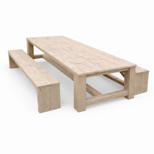 Steigerhouten Tuinset Vaassen