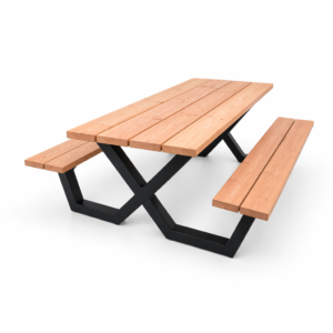 Picknicktafel met stalen frame Berlijn