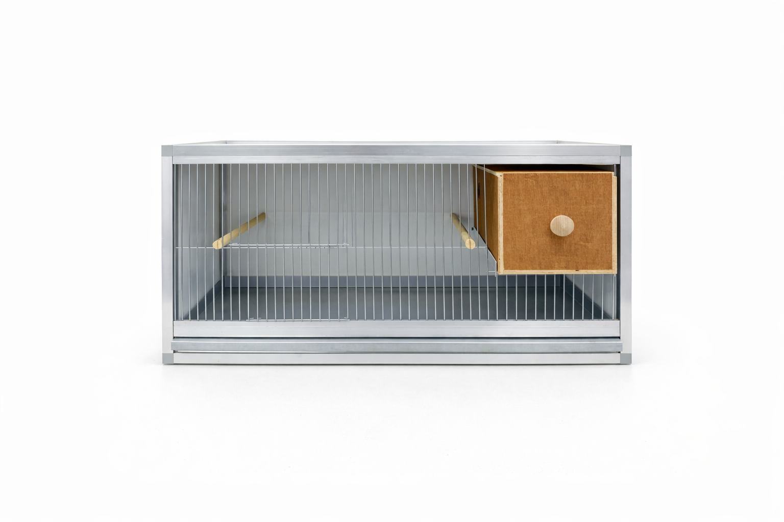 Aluminium-broedkooi-kweekkooi-met-schuifbroedblok-80x40x40-enekl Aluminium-broedkooi-kweekkooi-met-schuifbroedblok
