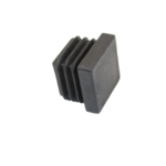 eind dop zwart 20 x 20 x 1,5 mm
