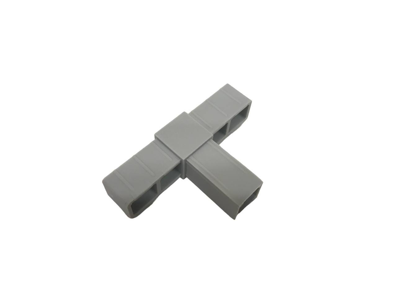 T verbinding grijs 20 x 20 x 1,5 mm T verbinding grijs 20 x 20 x 1,5 mm - Afbeelding 1