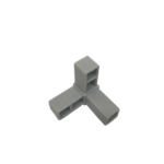 3 poot haaks grijs 20 x 20 x 1,5 mm