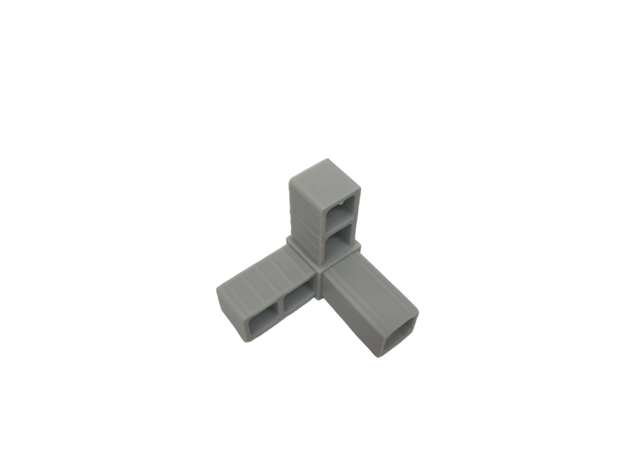 3 poot haaks grijs 20 x 20 x 1,5 mm 3 poot haaks grijs 20 x 20 x 1,5 mm - Afbeelding 1