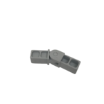 Draaihoek vast grijs 20 x 20 x 1,5 mm