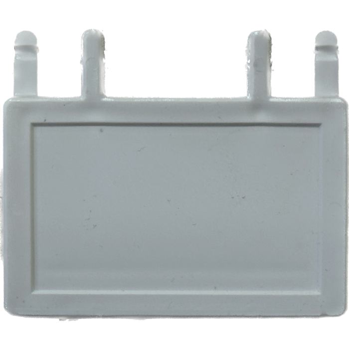 Klepje-plastic-wit Klepje-plastic-wit
