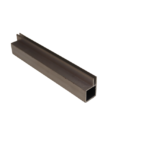 Aluminium koker met flens 4 mm