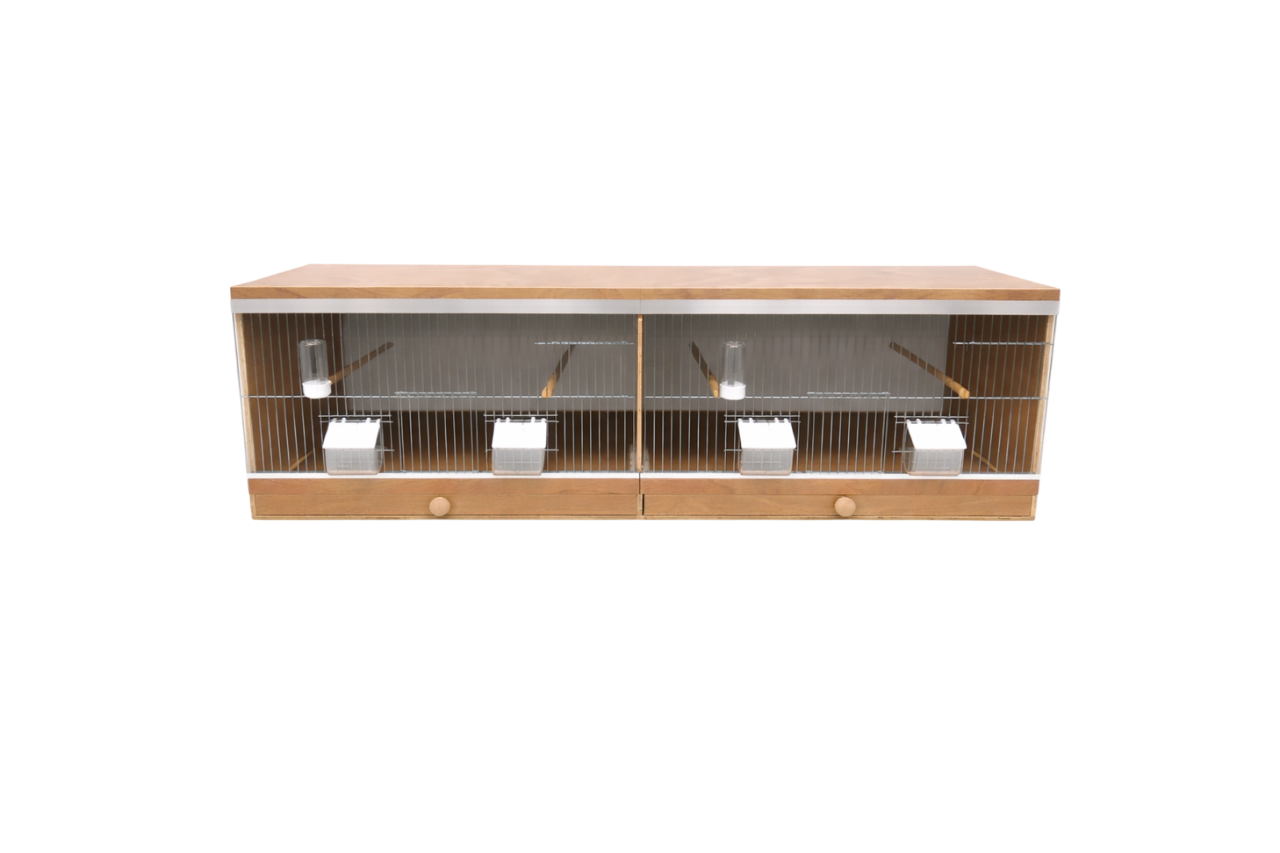 Broedkooien 121,5 x 40 x 40 dubbel Broedkooien 121,5 x 40 x 40 Dubbel - Afbeelding 1