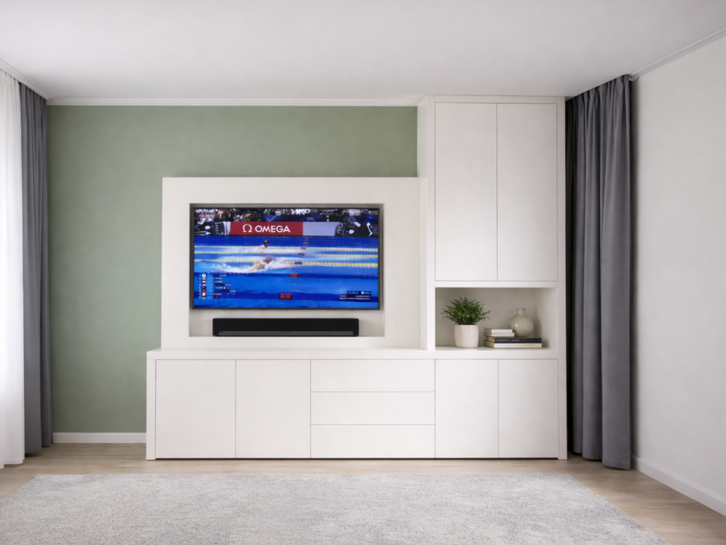 TV-meubel-vaassen